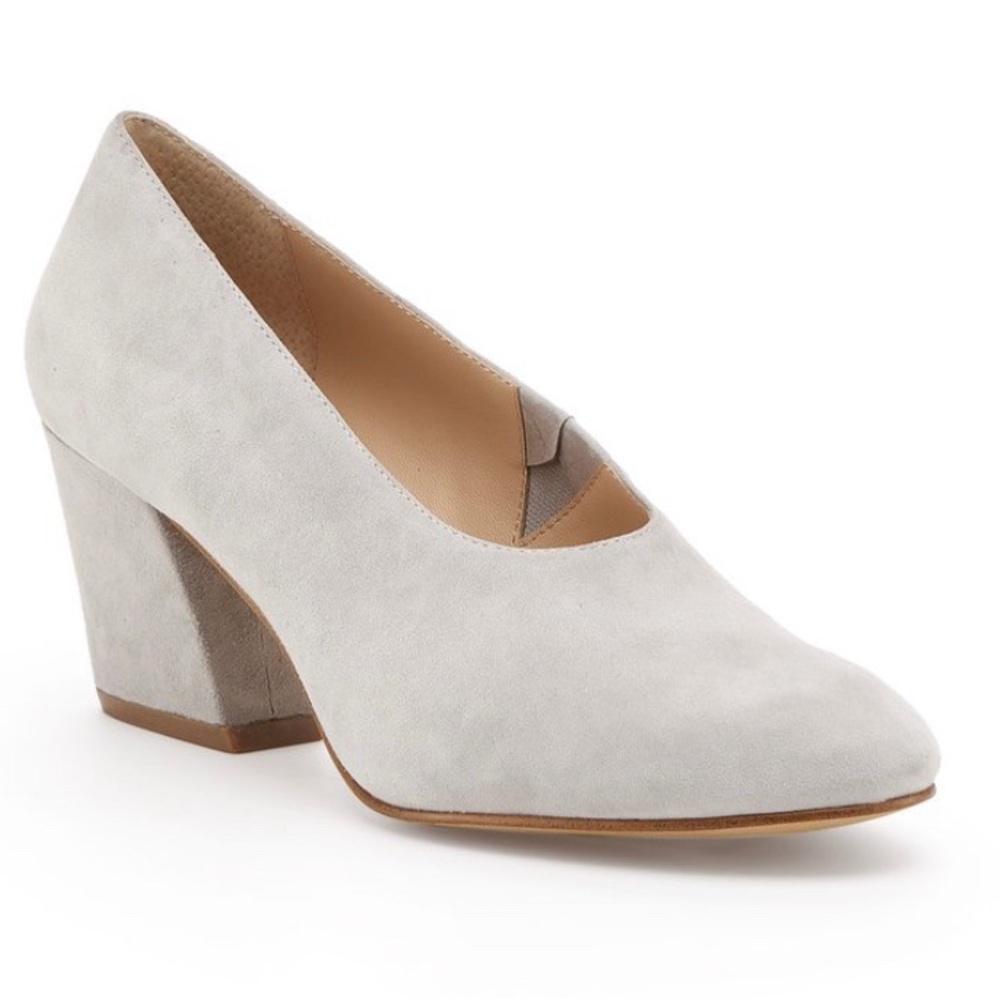 NEW Botkier suede Stella grey pump heels